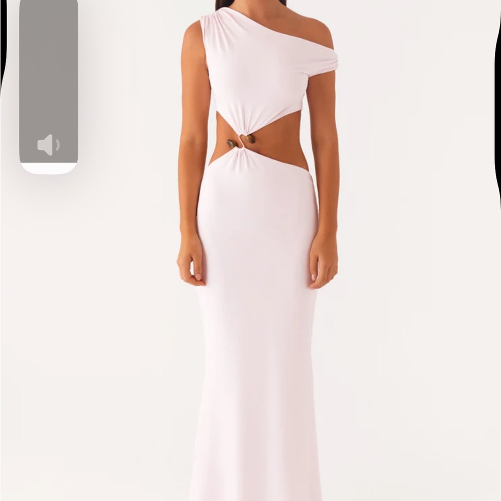 Peppermayo One-Shoulder White Dress
